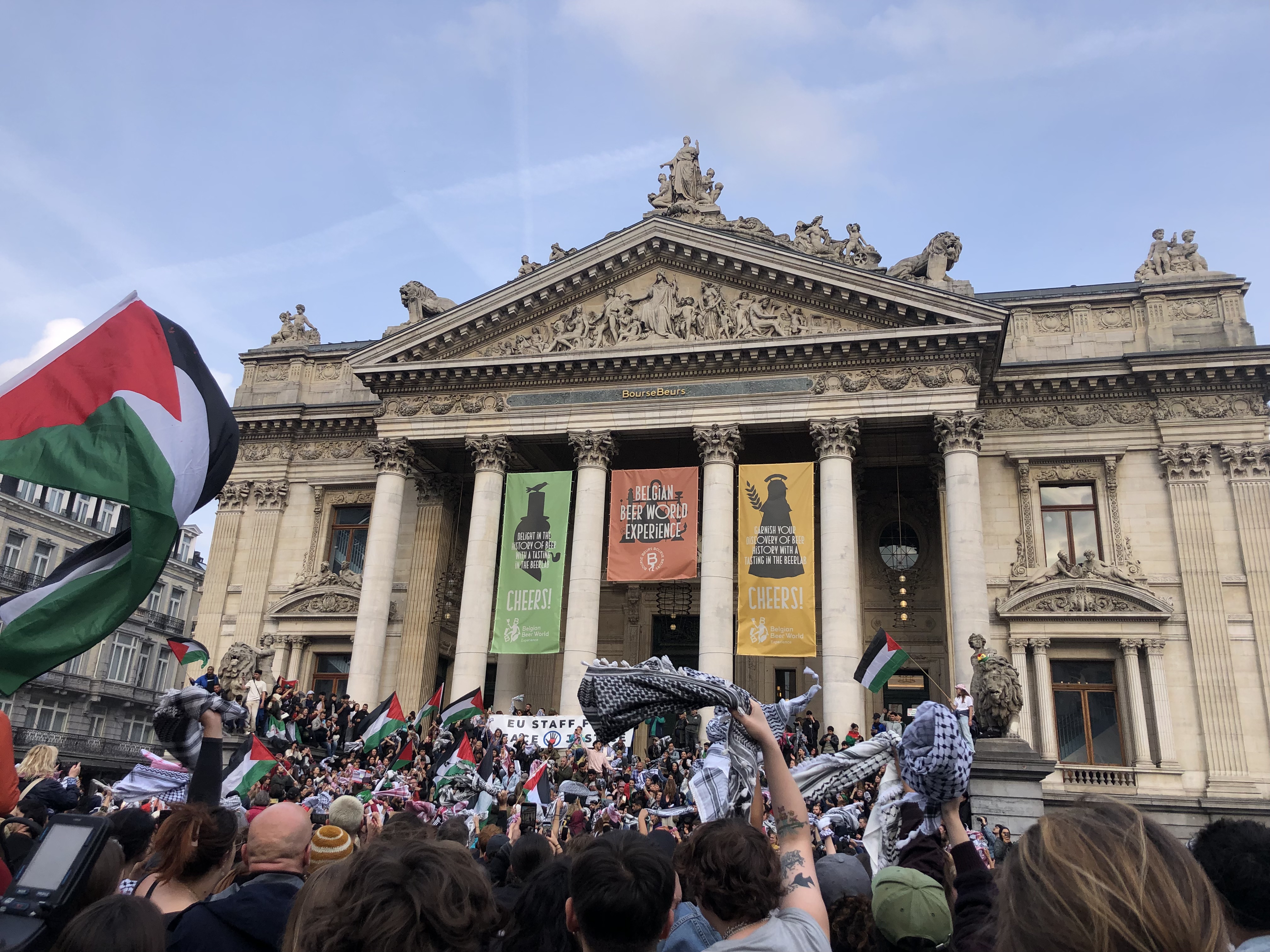 Manifestation à Bourse